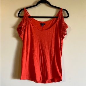 American Eagle Top with shoulder cutouts- size M